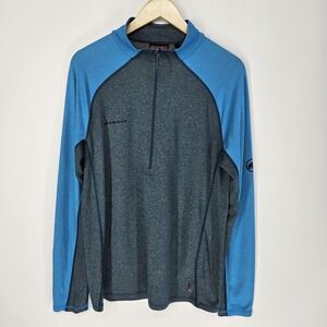 Mammut Aenergy Light ML‎ Mens XL 1/4 Zip 1/2 Pullover Lon Sleeve Polartec Fleece